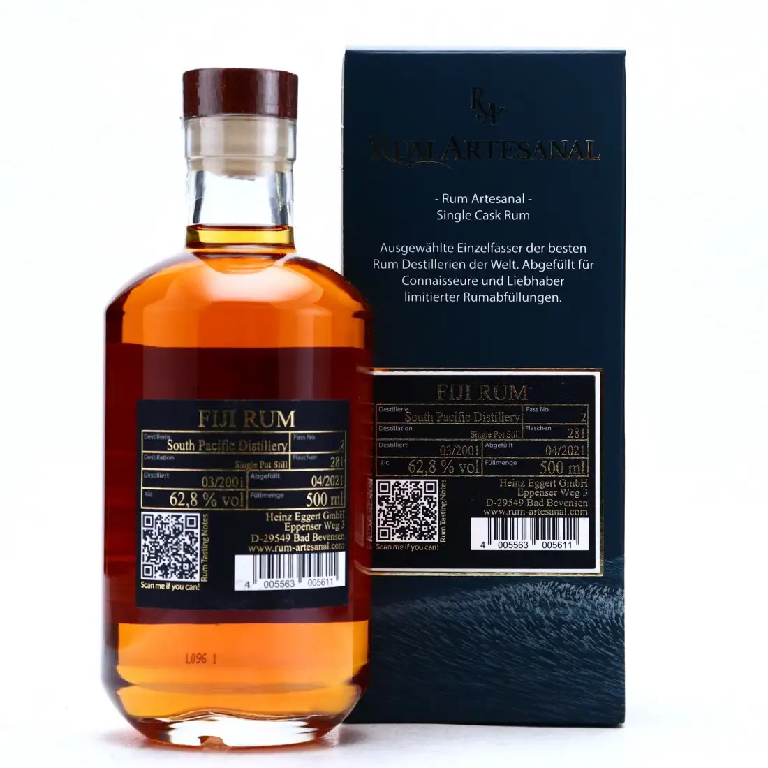 Hochauflösendes Bild von South Pacific RA Fiji Rum 2001