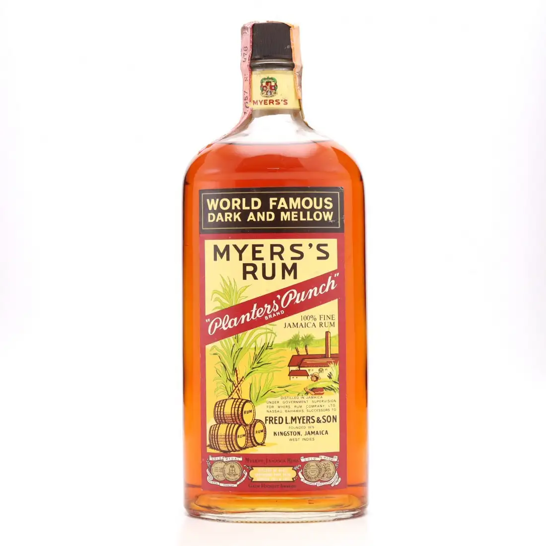 Bottle of Myers‘s Planter's Punch