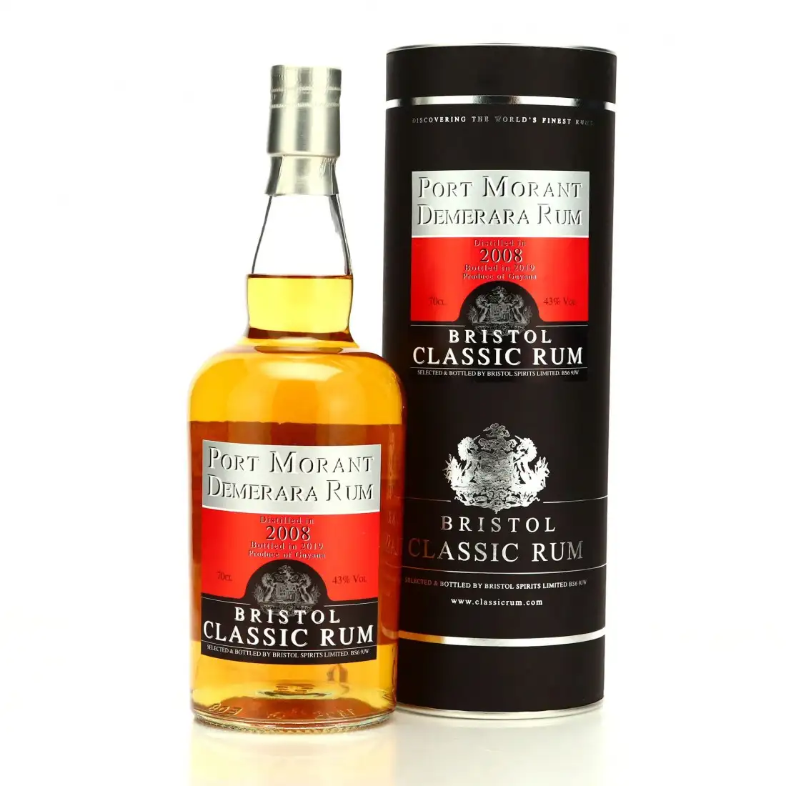 Hochauflösendes Bild von Bristol Port Mourant Demerara Rum 2008