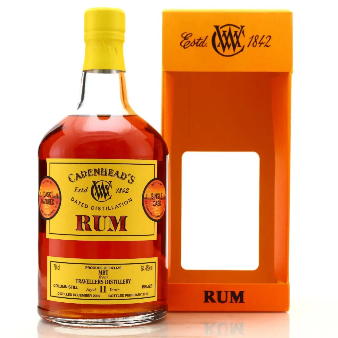 Hochauflösendes Bild von Cadenhead‘s Travellers MBT 2007