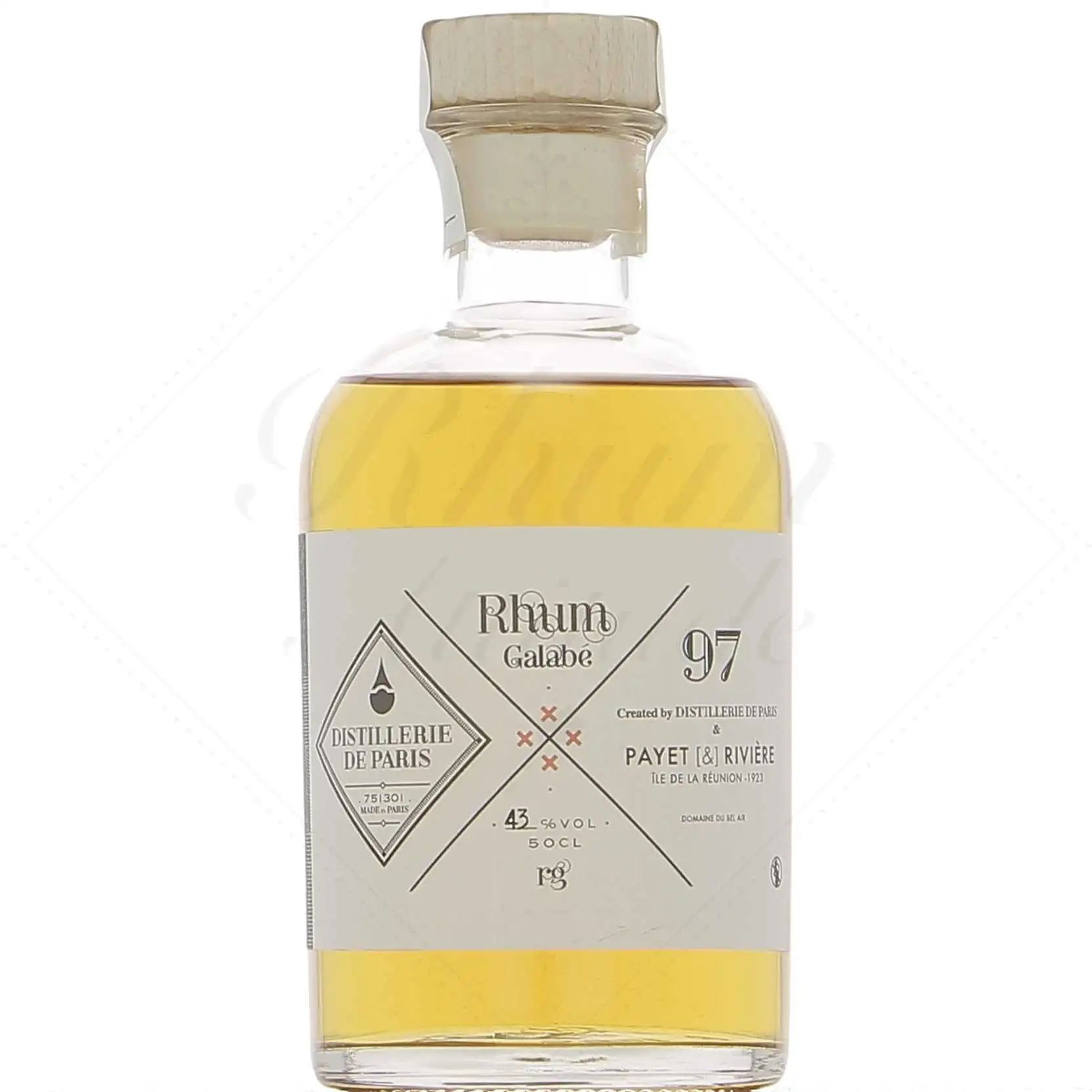 Bottle of Distillerie de Paris Rhum Ambré Galabé 97
