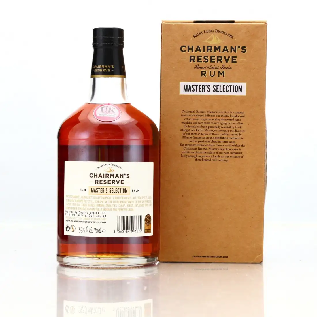 Hochauflösendes Bild von Chairman‘s Reserve Master's Selection (The UK Rum Club) 2011
