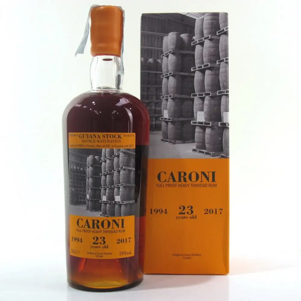 Bottle of Velier Caroni 37th Release Heavy Trinidad Rum Guyana Stock HTR 1994