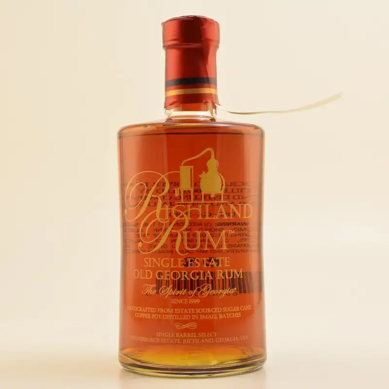 Bottle of Richland Rum Single Estate Old South Georgia