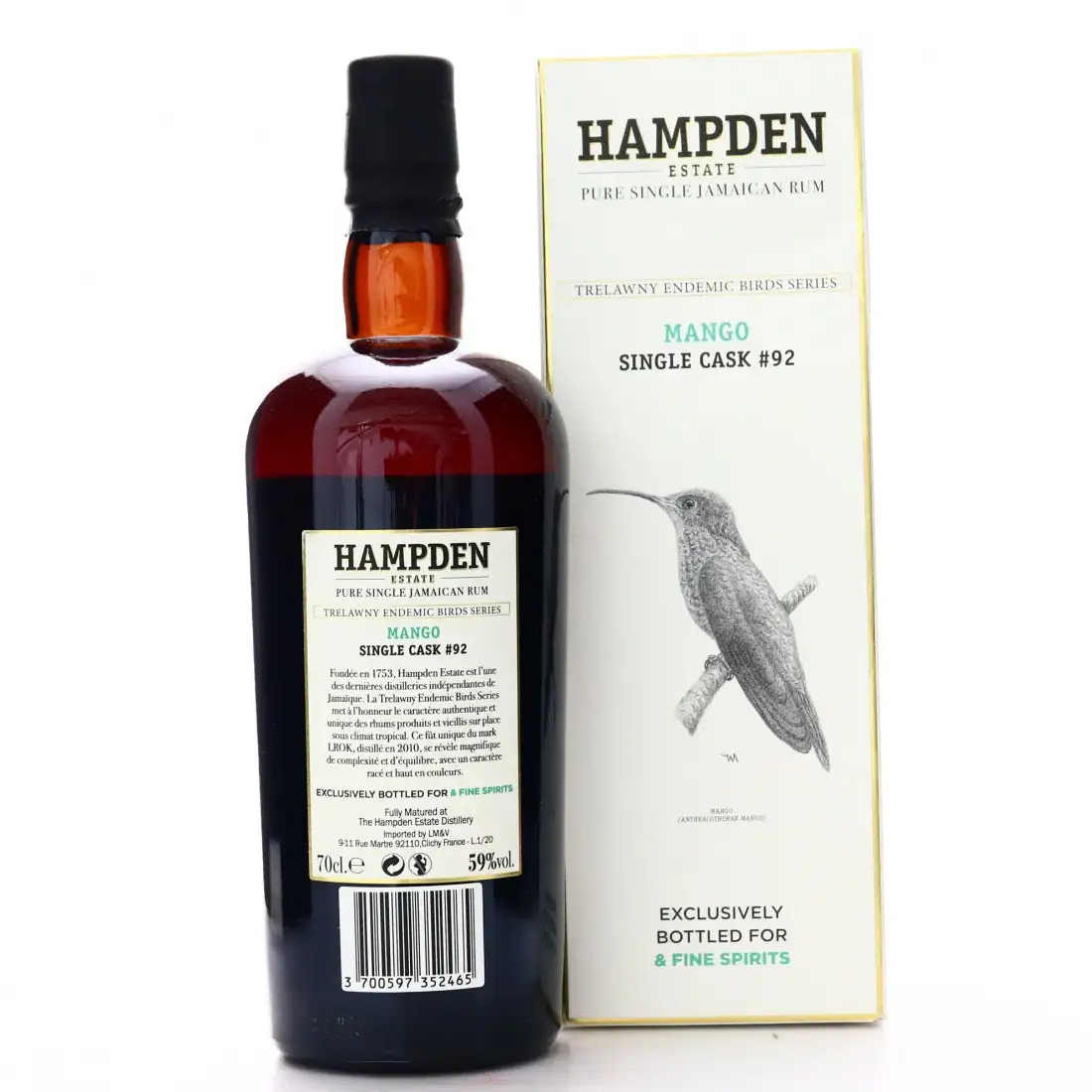 Hochauflösendes Bild von Velier Hampden Trelawny Endemic Birds (Mango) LROK 2010