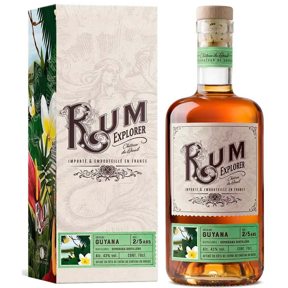 Bottle of Château du Breuil DDL Rum Explorer Guyana