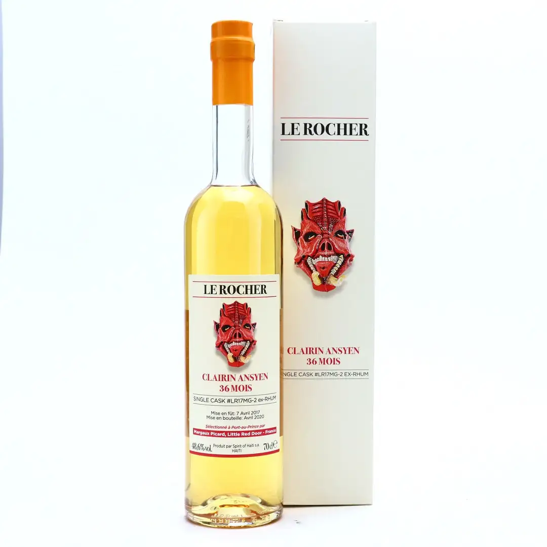 Bottle of Velier Le Rocher Clairin Ansyen 2017