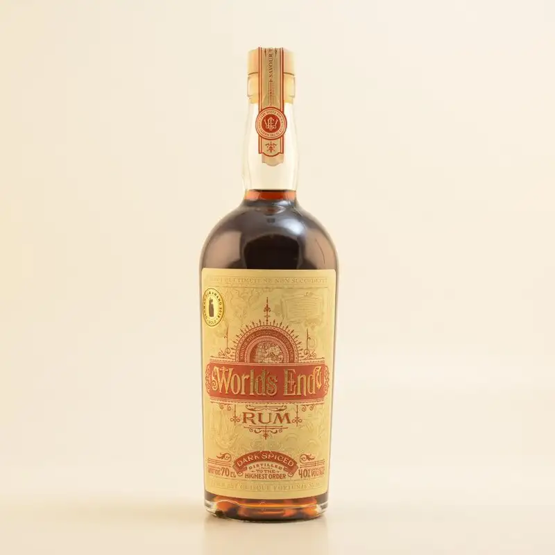 Bottle of 2240 Social Club World‘s End Rum Dark Spiced