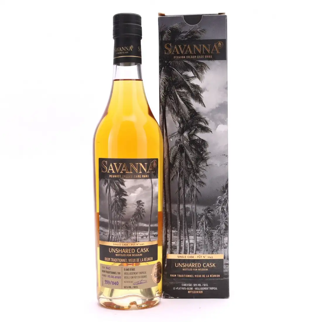 Bottle of Savanna Unshared Cask for Belgium