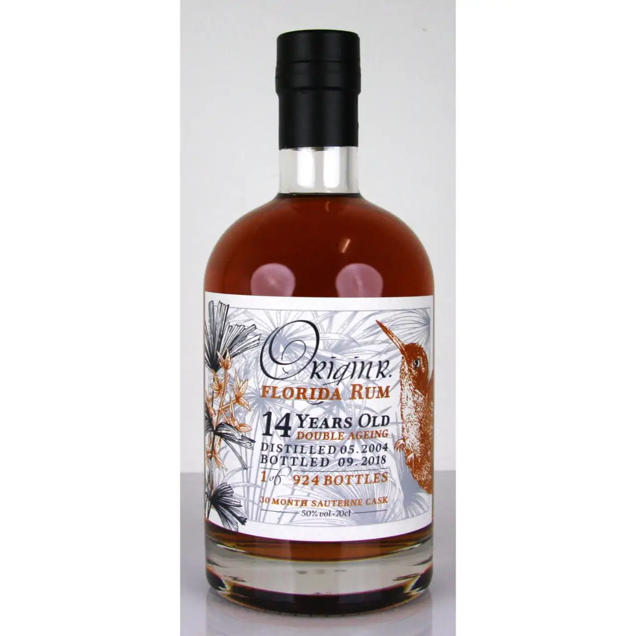 Bottle of Origin R. Florida Rum
