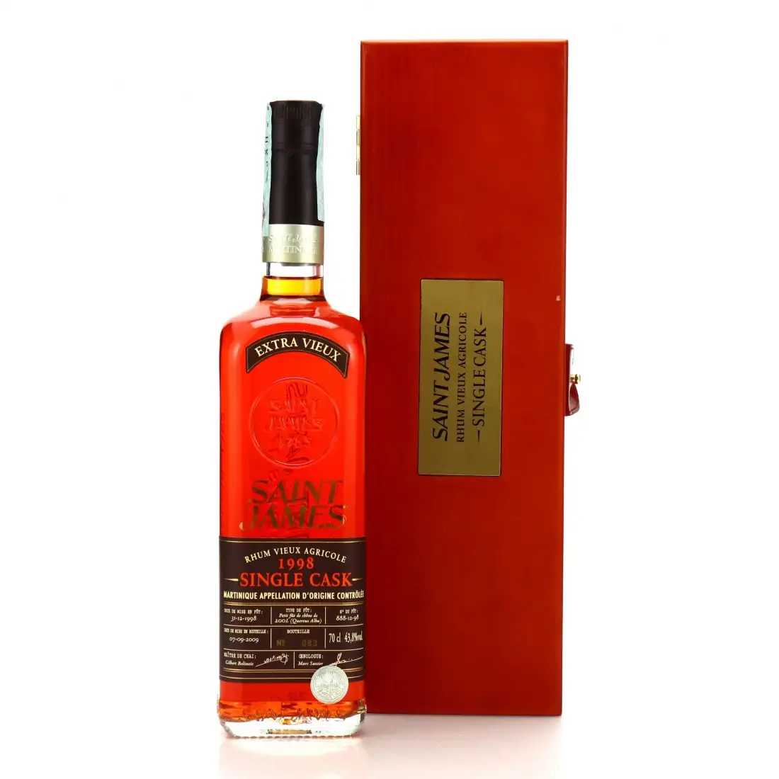Hochauflösendes Bild von Saint James Single Cask 1998