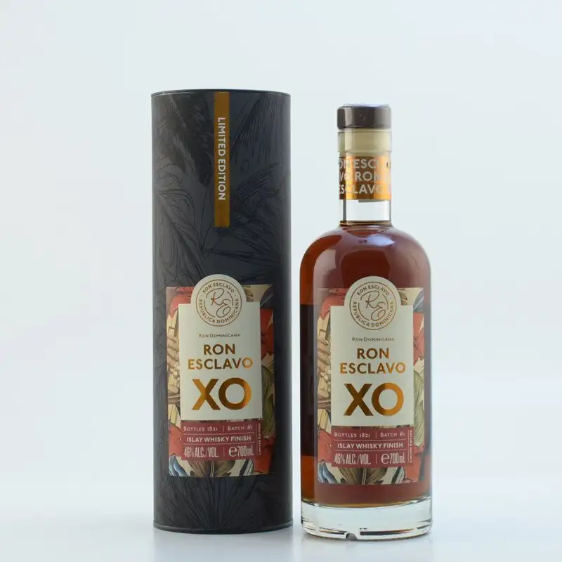 Bottle of Oliver & Oliver Ron Esclavo XO Islay Whisky Cask Finish