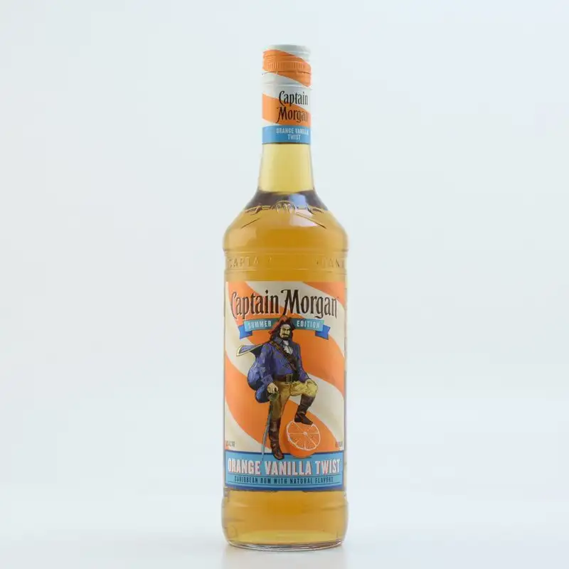Bottle of Captain Morgan Summer Edition Orange Vanilla Twist