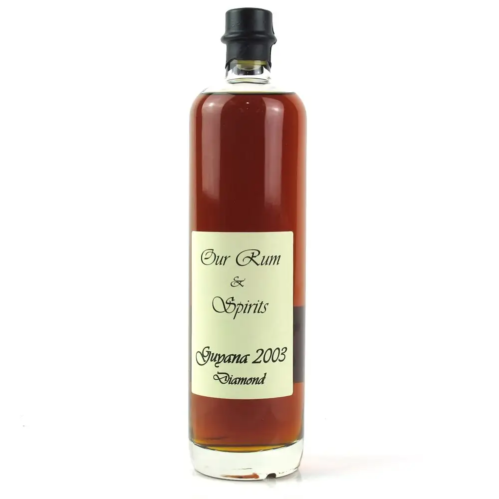Bottle of Our Rum & Spirits Diamond Guyana 2003