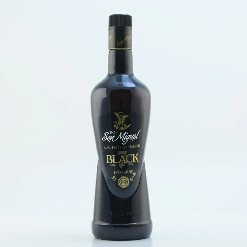 Bottle of Licores San Miguel SA Ron San Miguel Black