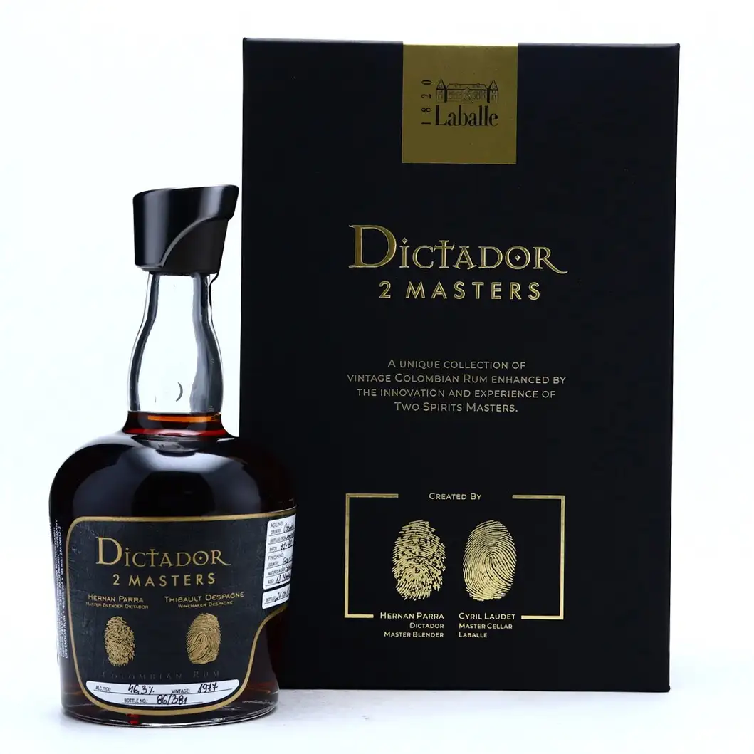 Bottle of Dictador 2 Masters Despagne 1977