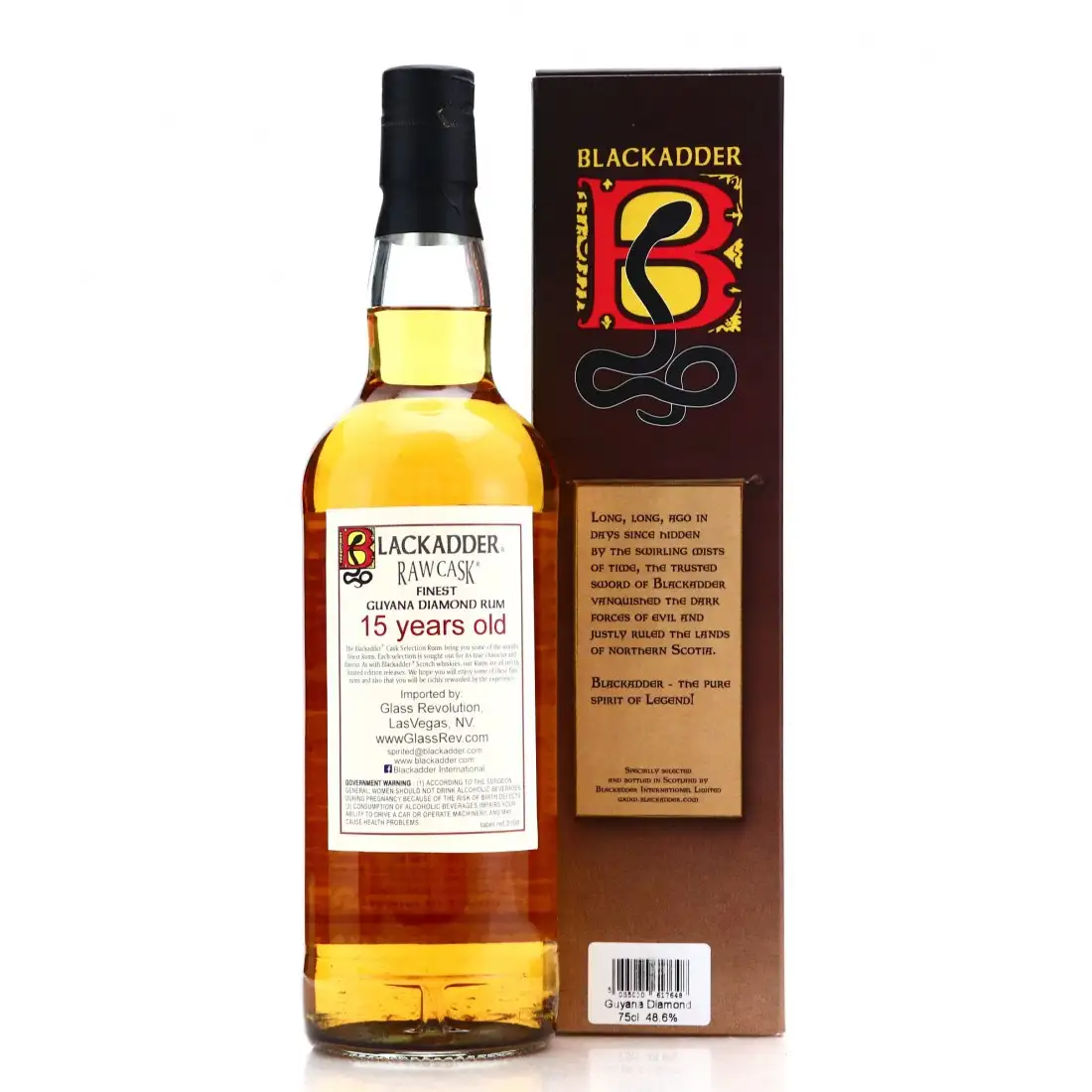 Hochauflösendes Bild von Blackadder Diamond Raw Cask Finest Guyana Diamond 2003