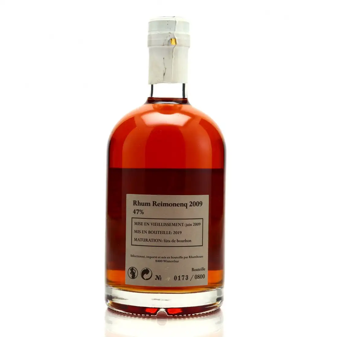 Hochauflösendes Bild von Werner Girsberger ReimonenQ Rhum House Grande Réserve 2009