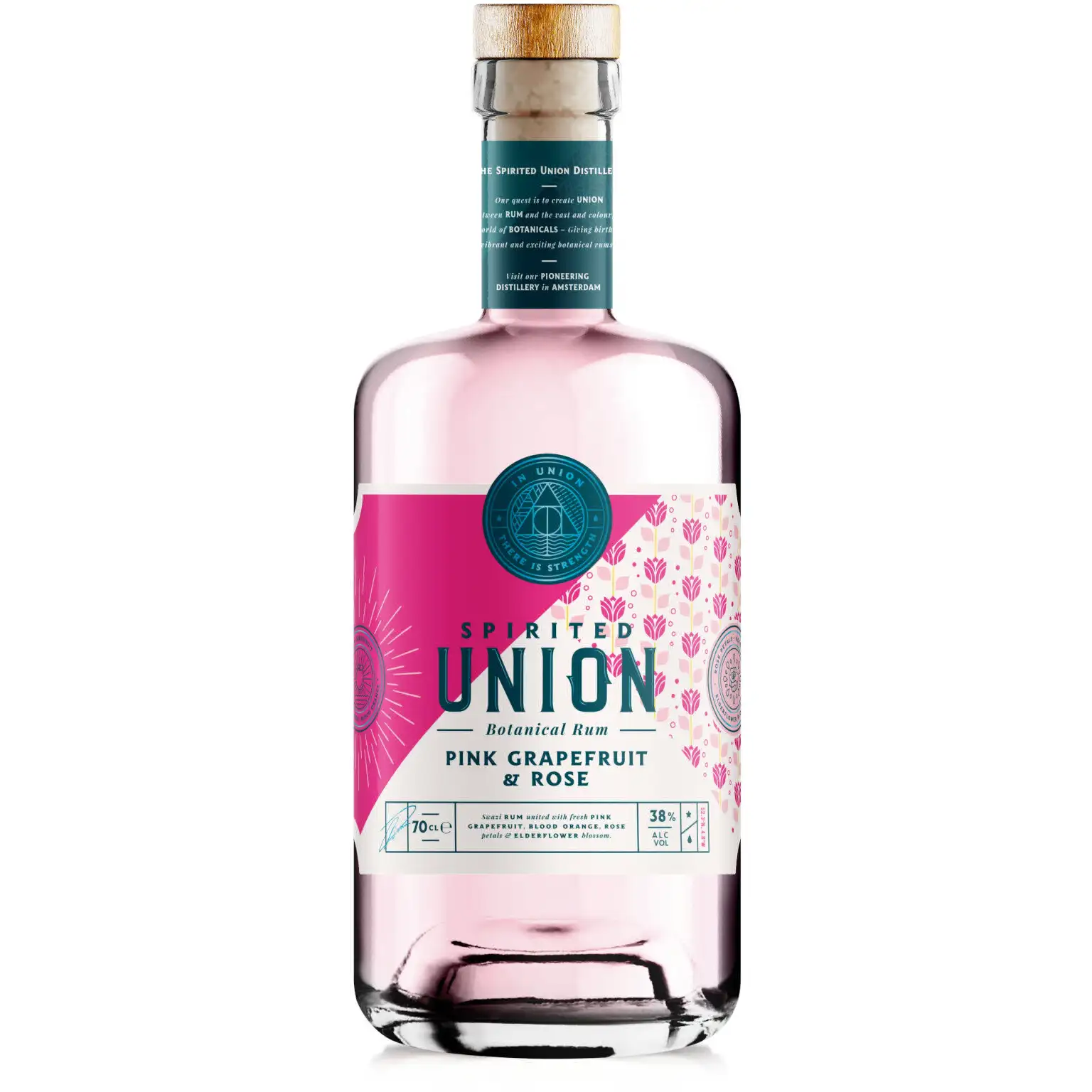 Bottle of Spirited Union Pink Grapefruit & Rose