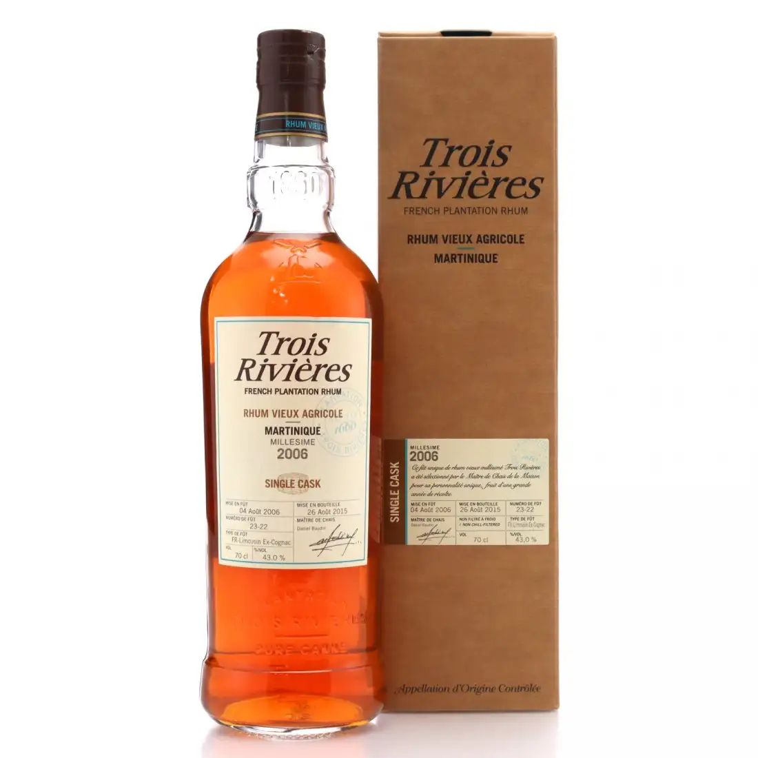 High resolution image of Trois Rivières Single Cask 2006