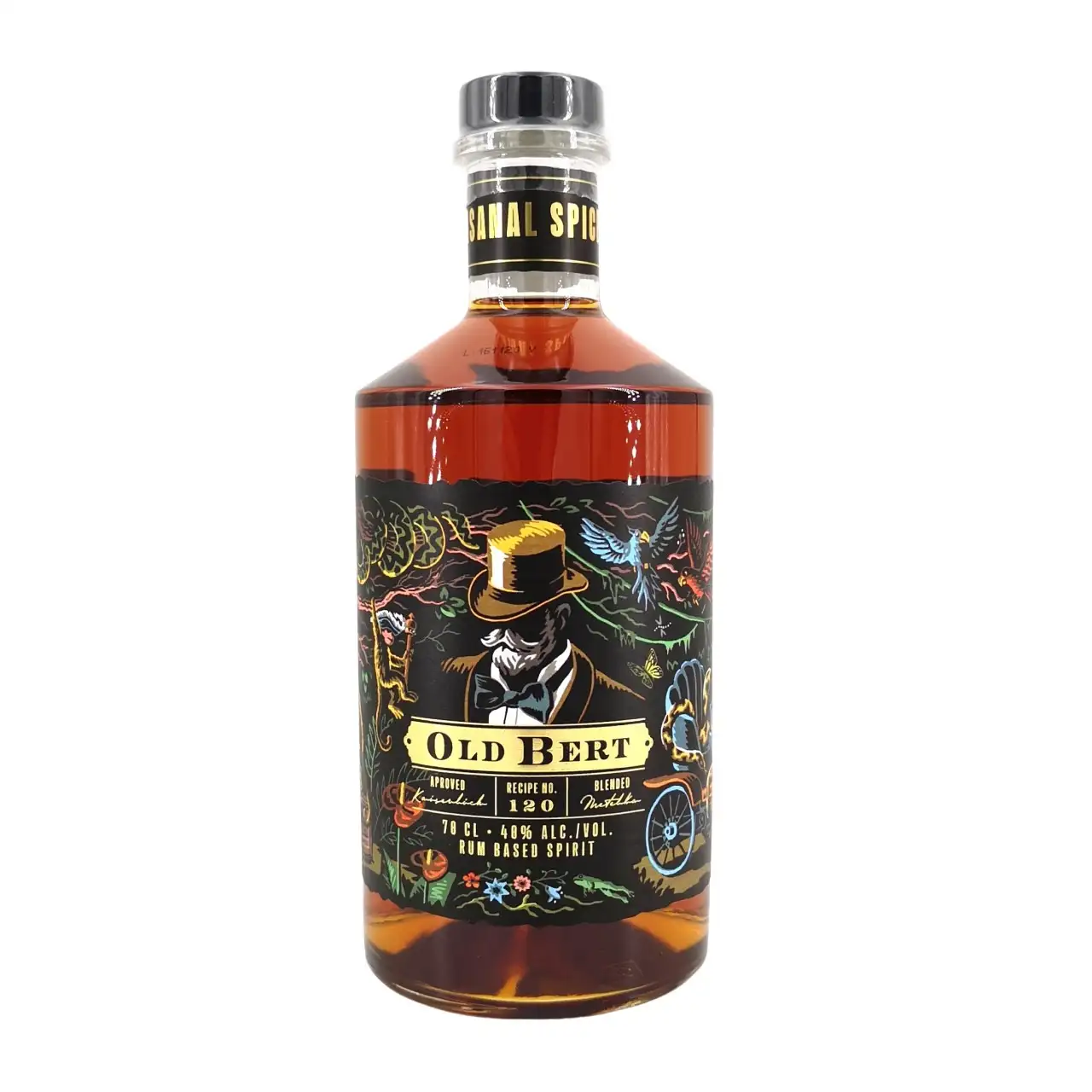 Bottle of Albert Michler Distillery Old Bert Jamaican Spiced (Recipe No. 120)