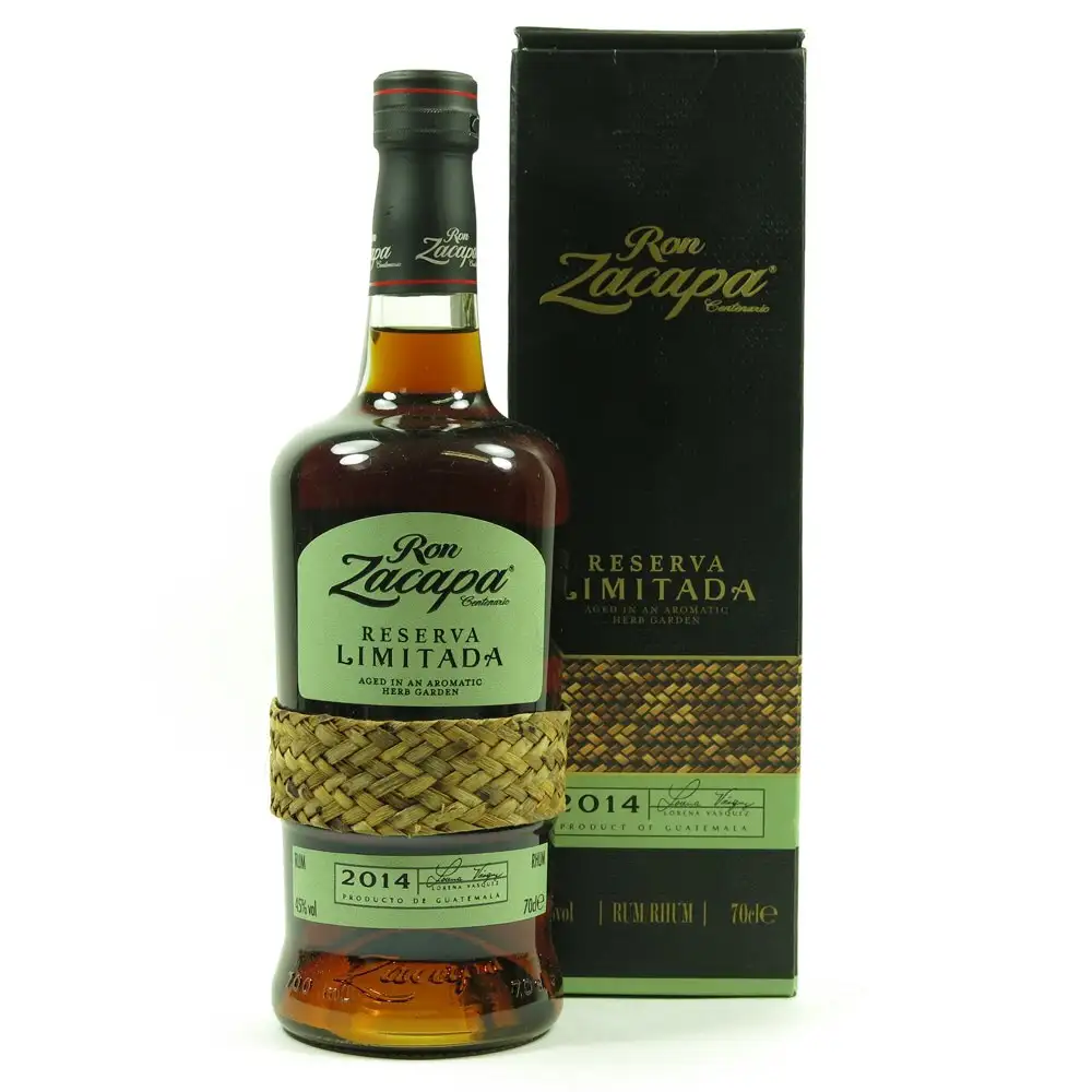 Bottle of Ron Zacapa Reserva Limitada 2014