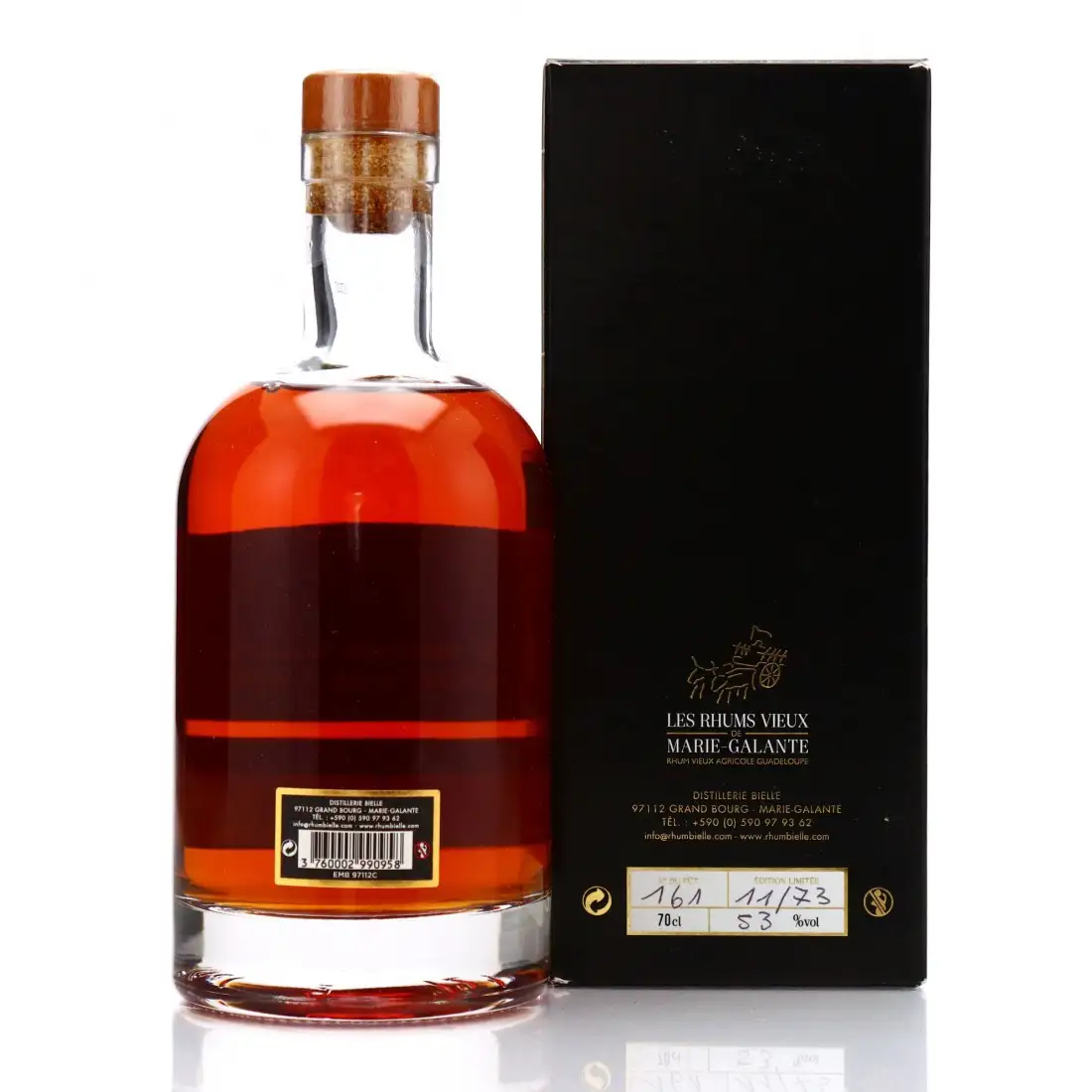 High resolution image of Bielle Les Rhums Vieux De Marie Galante 2005