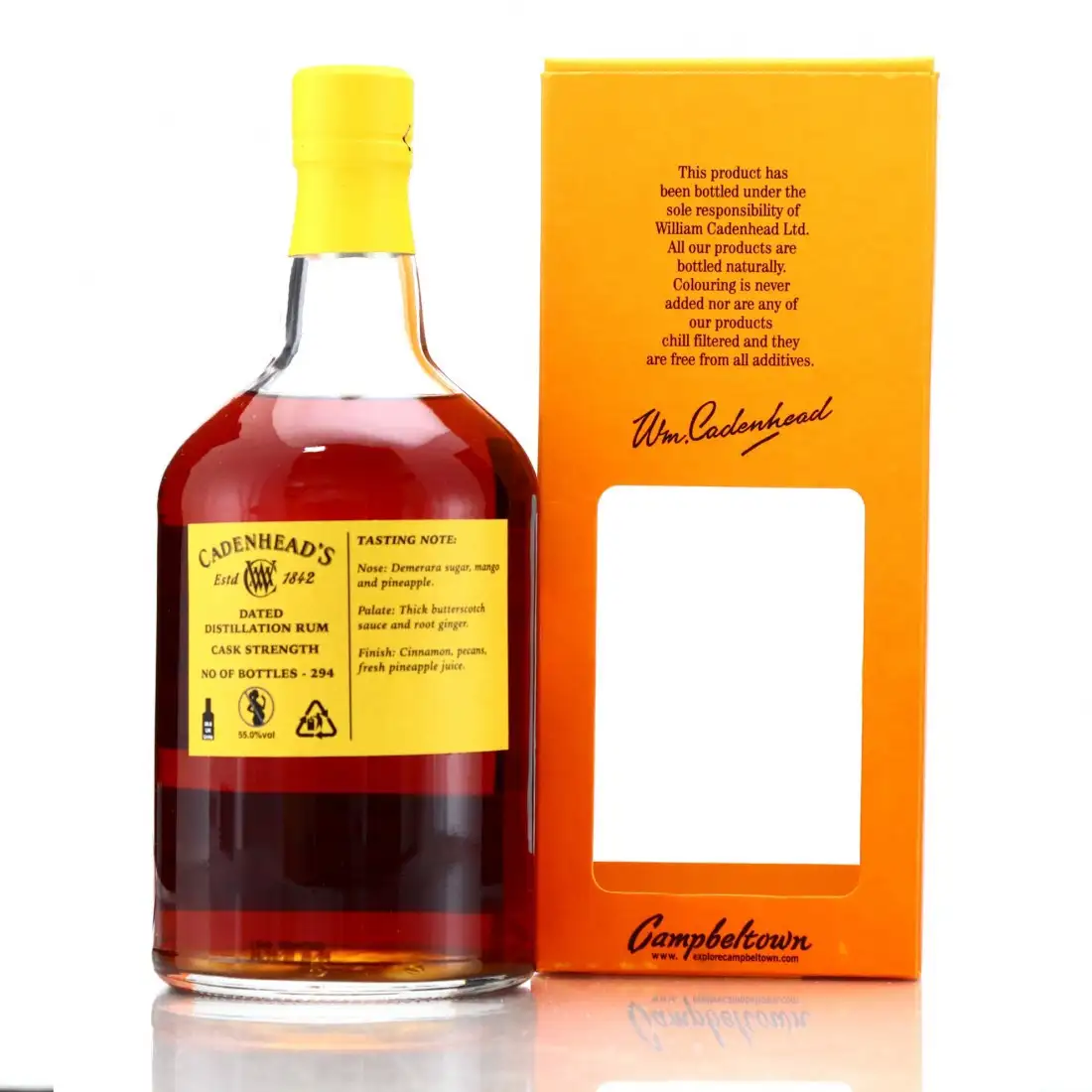 Hochauflösendes Bild von Cadenhead‘s T.D.L Trinidad Distillers LTD 2001
