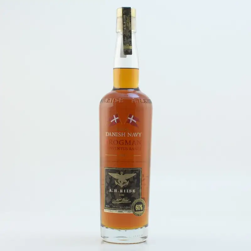 Bottle of A.H. Riise Frogman Rum Conventus Ranae