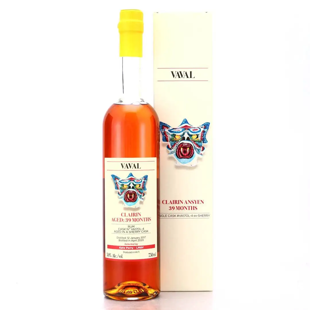 Bottle of Velier Arawaks Clairin Ansyen Vaval (Kate Perry - LM&V) 2017