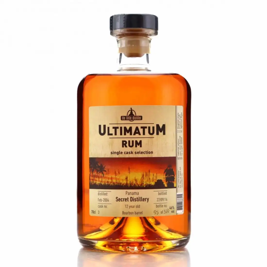 Bottle of The Little Distiller Ultimatum Rum Panama 2004