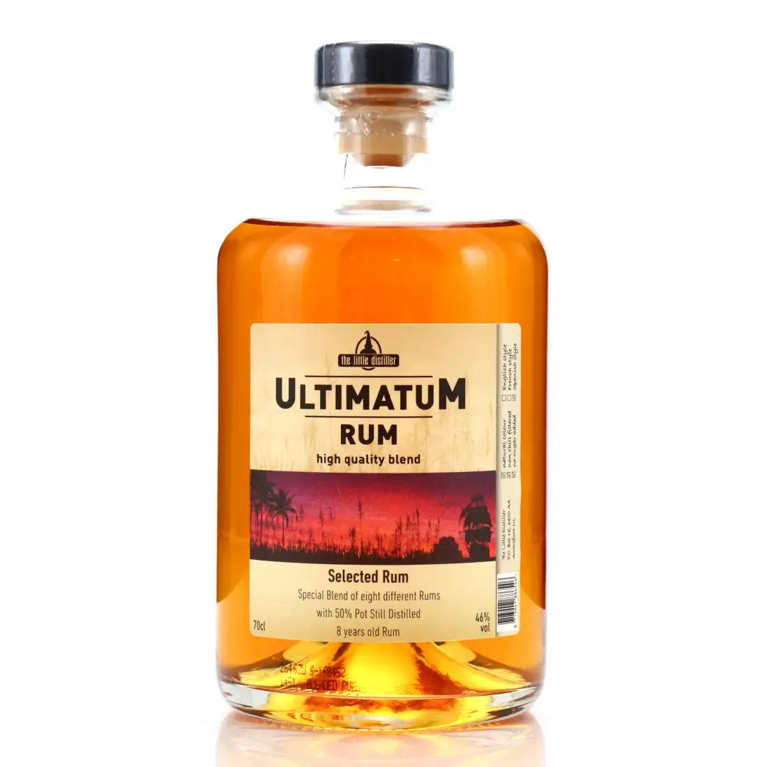 Bottle of The Little Distiller Ultimatum Rum Selected Rum