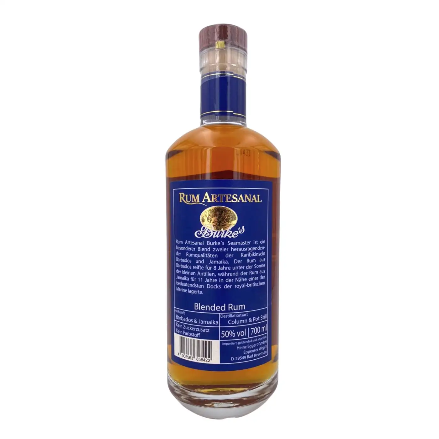 Hochauflösendes Bild von RA Burke‘s Seamaster Blended Rum
