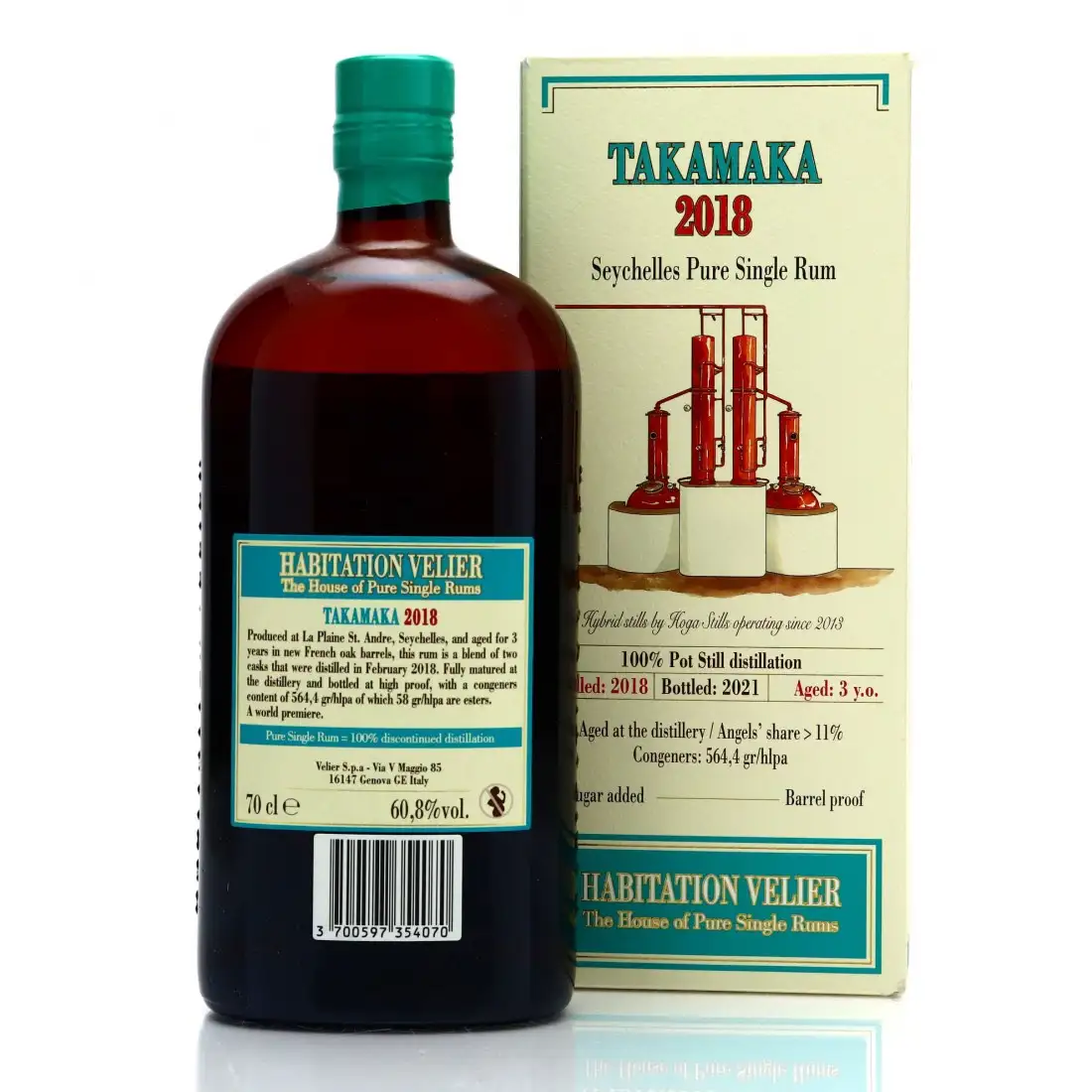 Hochauflösendes Bild von Habitation Velier Trois Frères Distillery Takamaka 2018