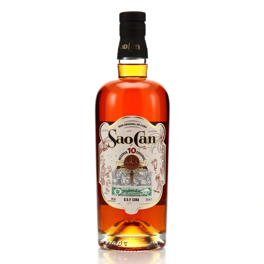 Bottle of Cuba Ron S.A. Ron Cubay Ron Sao Can Reserva 10 Anniversario