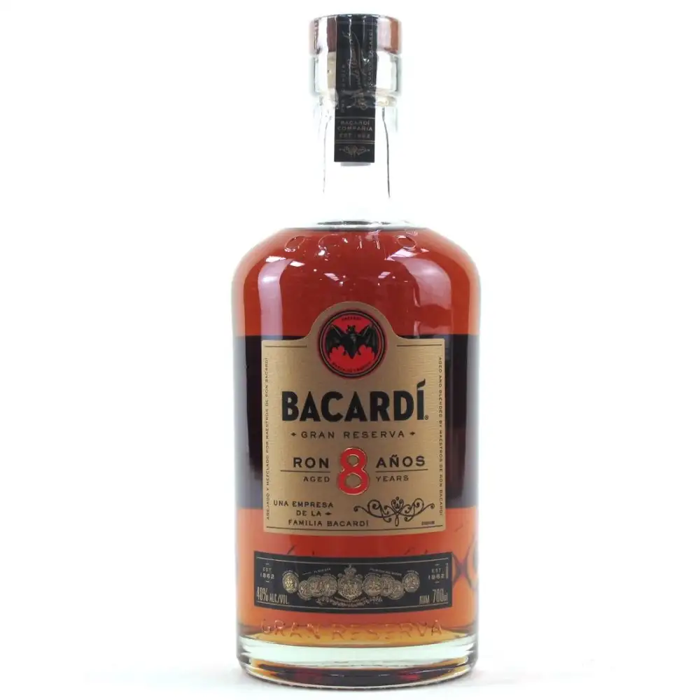 Bottle of Bacardi 8 Años Reserva Superior