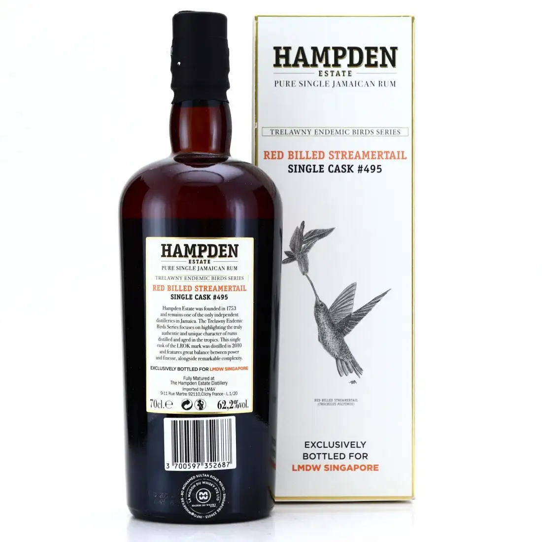 Hochauflösendes Bild von Velier Hampden Trelawny Endemic Birds (Red Billed Streamertail) LROK 2010