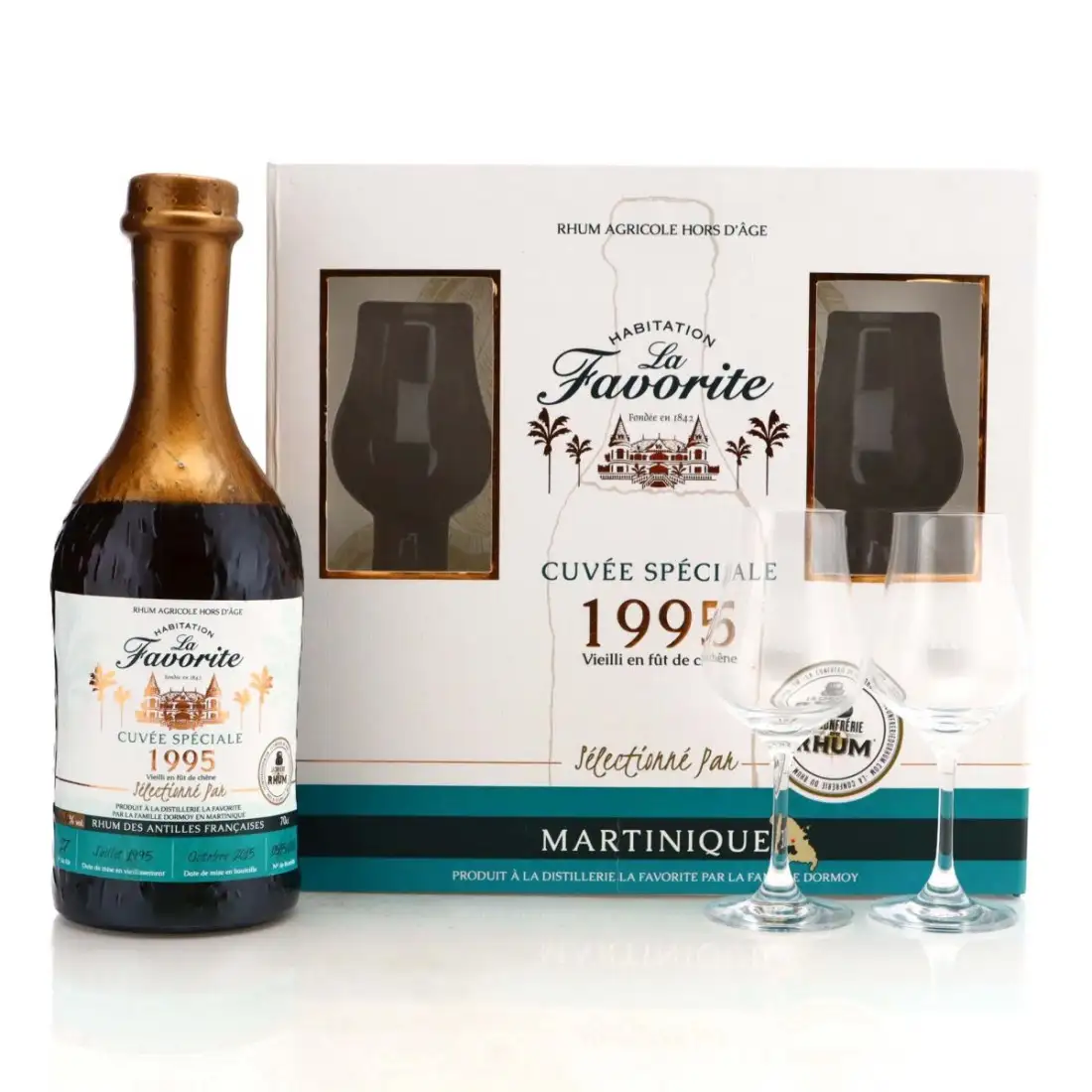 Bottle of La Confrérie du Rhum La Favorite Cuvée Spéciale 1995