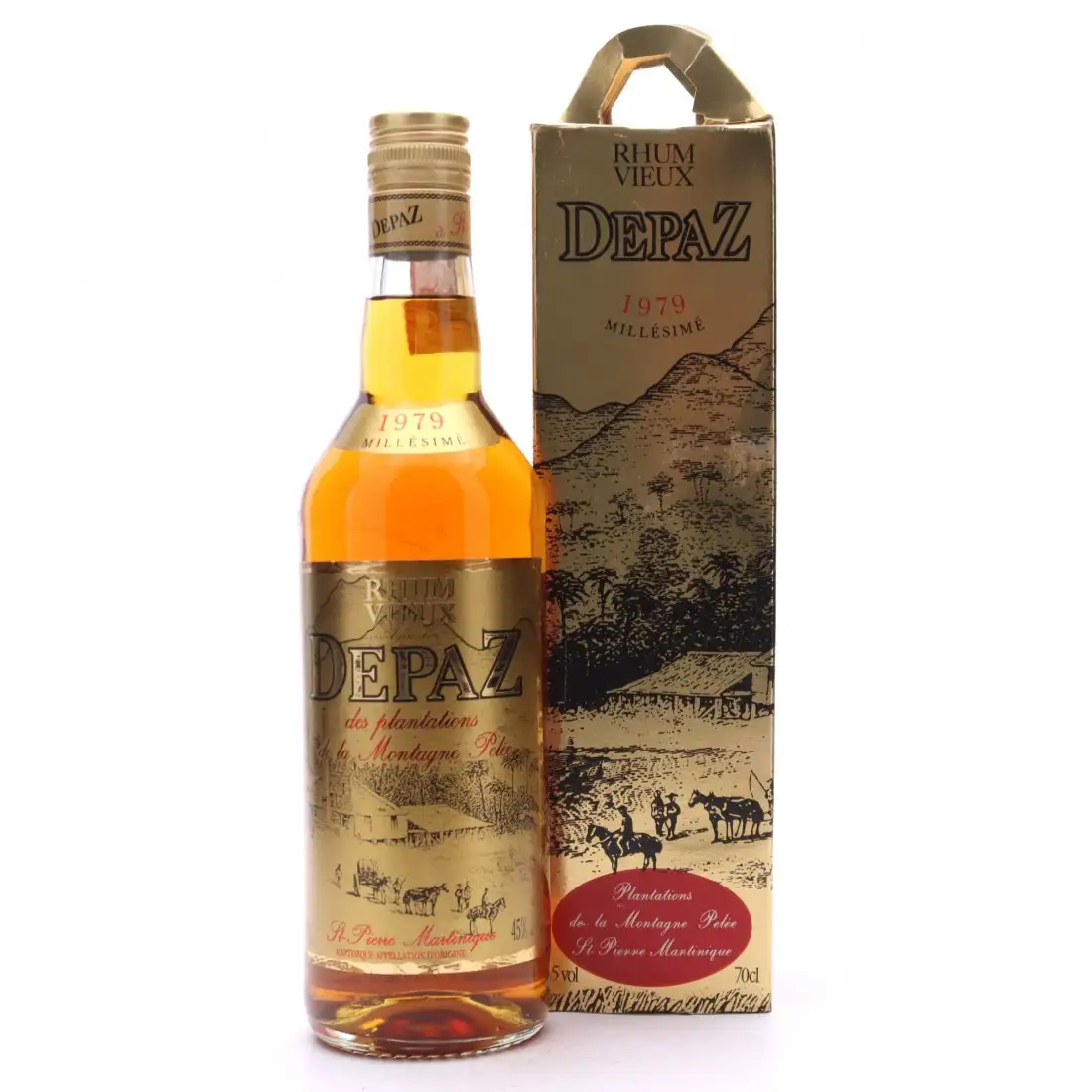 Bottle of Depaz Rhum Vieux Millesime 1979