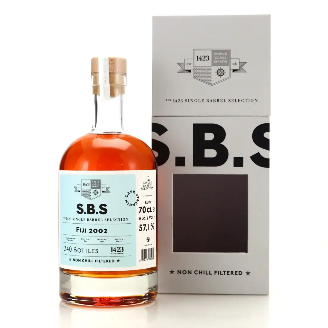 Bottle of South Pacific S.B.S Fiji 2002