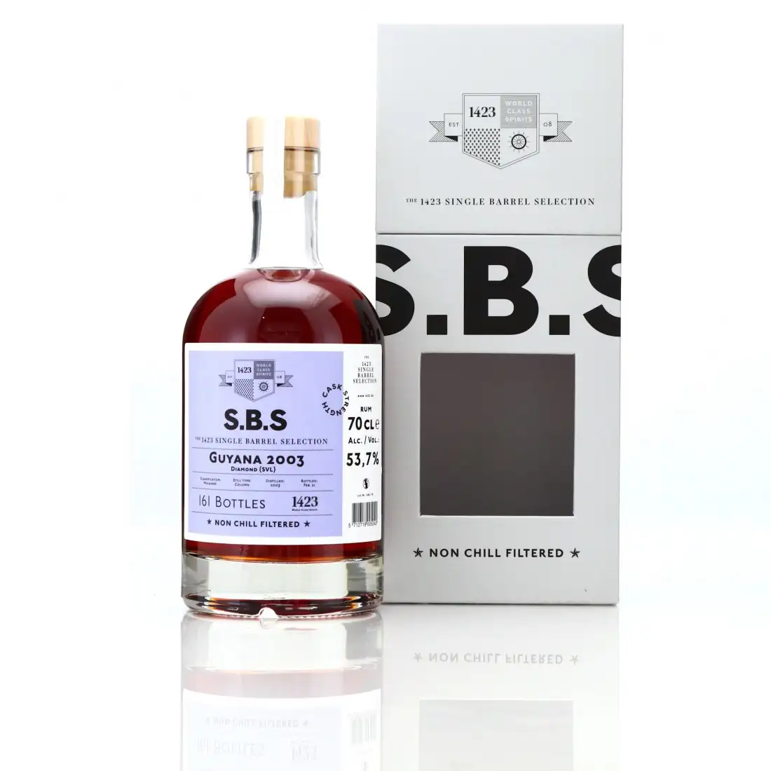 Bottle of Diamond S.B.S Guyana SVL 2003