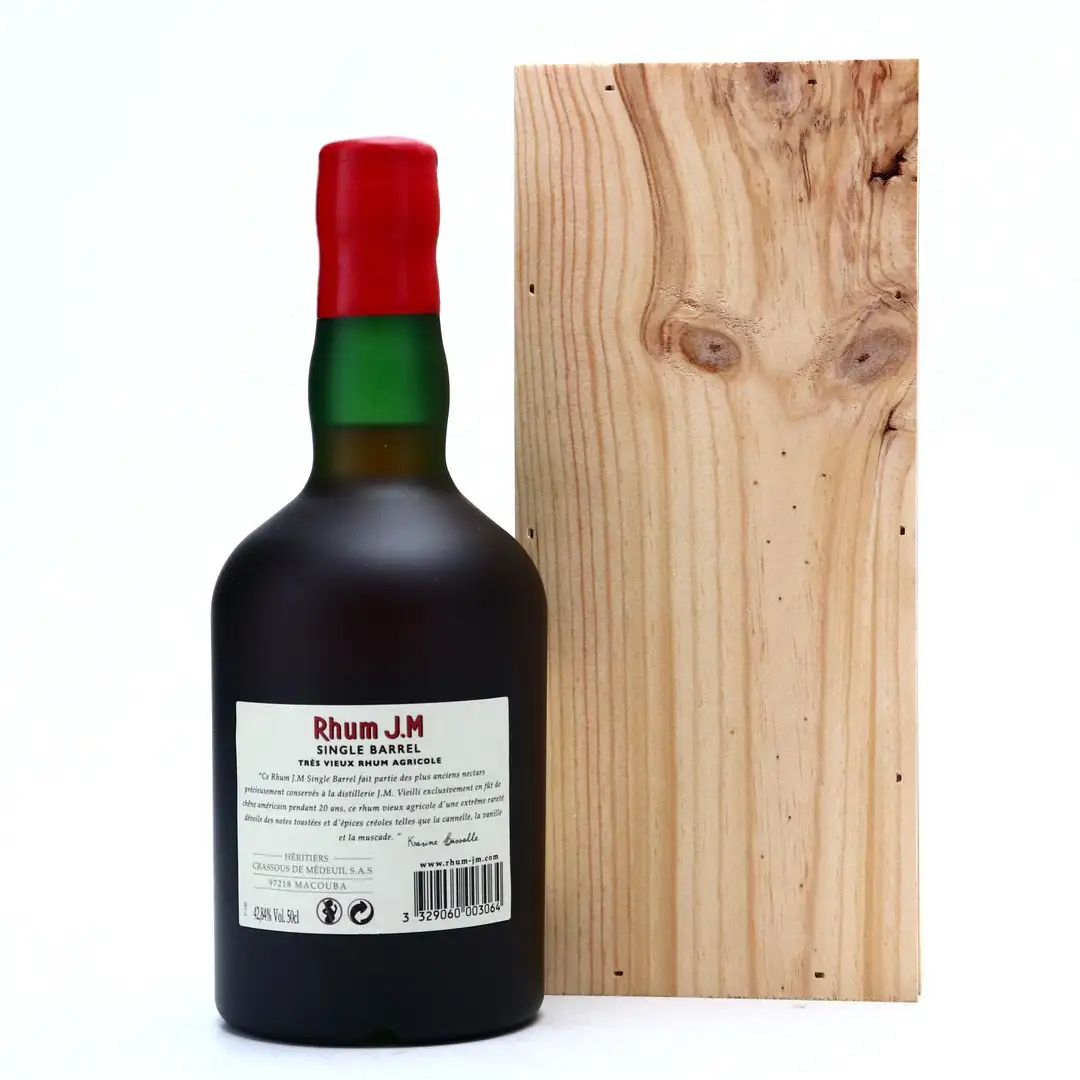 Hochauflösendes Bild von Rhum J.M Single Barrel 1999