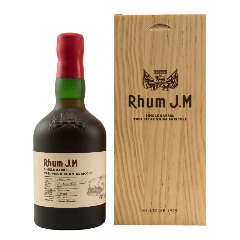 Bottle of Rhum J.M Single Barrel 1999