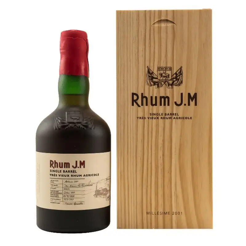 Hochauflösendes Bild von Rhum J.M Single Barrel 2001