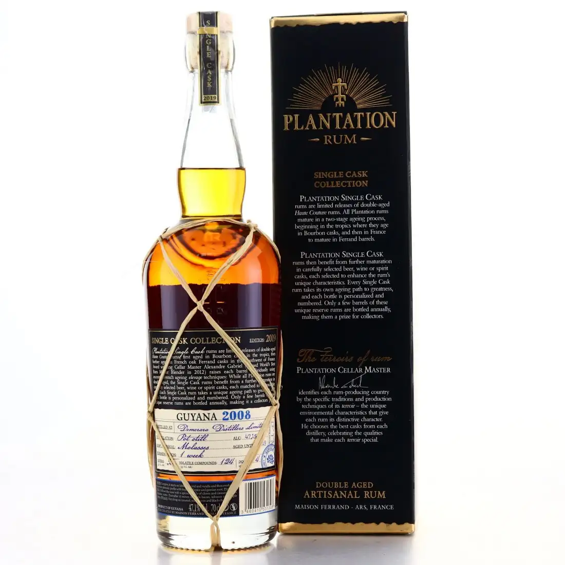 Hochauflösendes Bild von DDL Plantation Guyana 2008 (Red Pineau Charentes Cask)