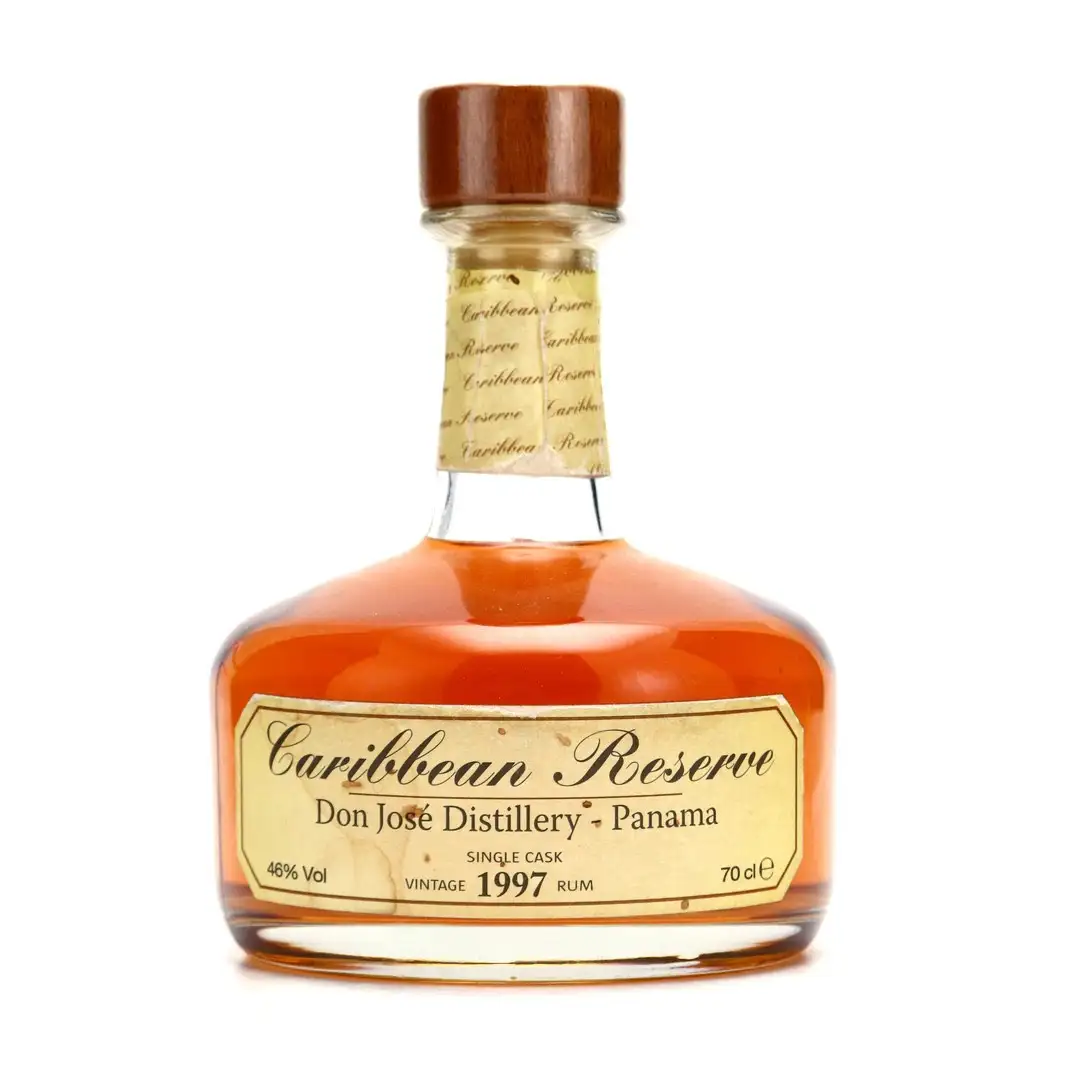 Bottle of Liquid Gold Don José Caribbean Reserve Panama 1997