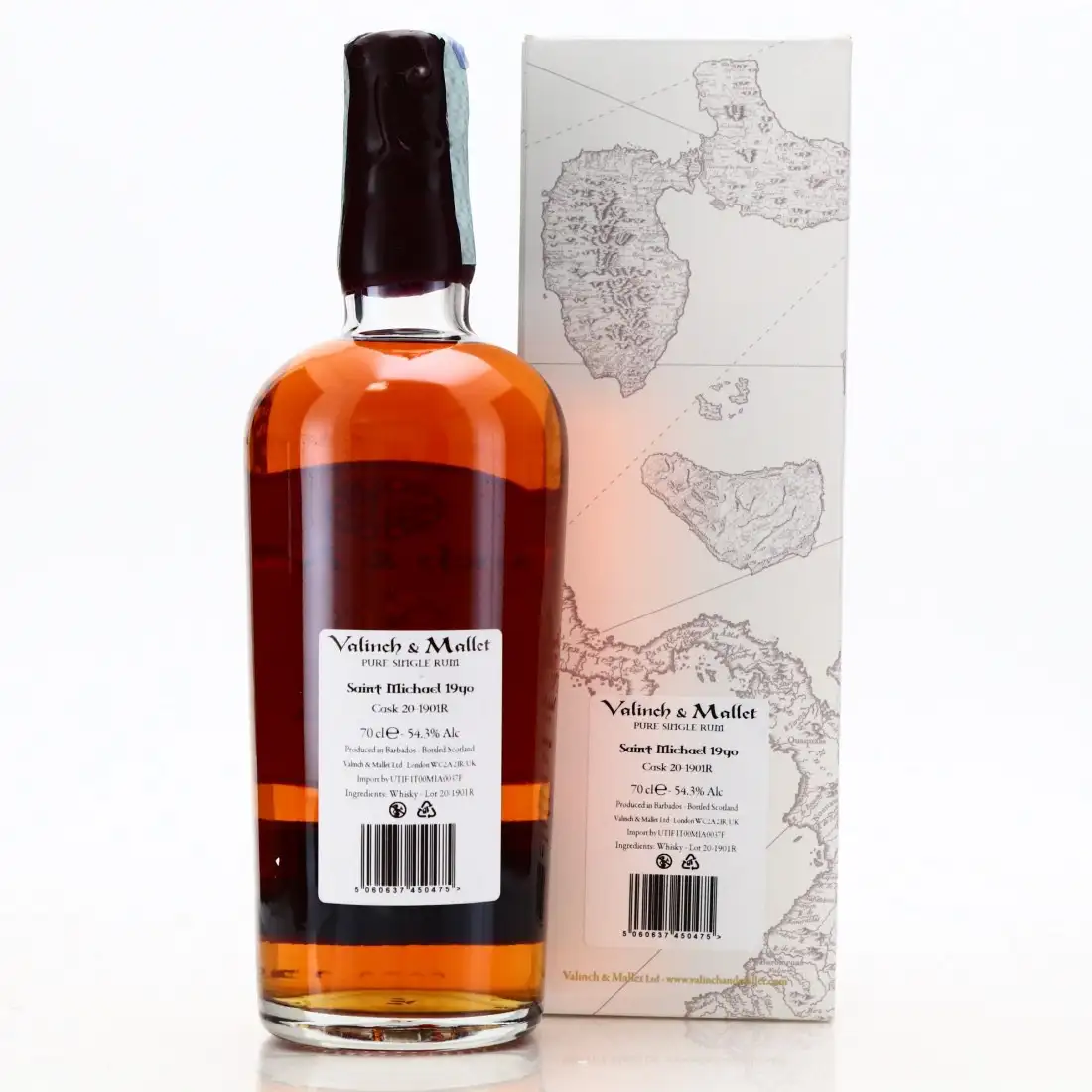 High resolution image of Valinch & Mallet Mount Gay Saint Michael 2000