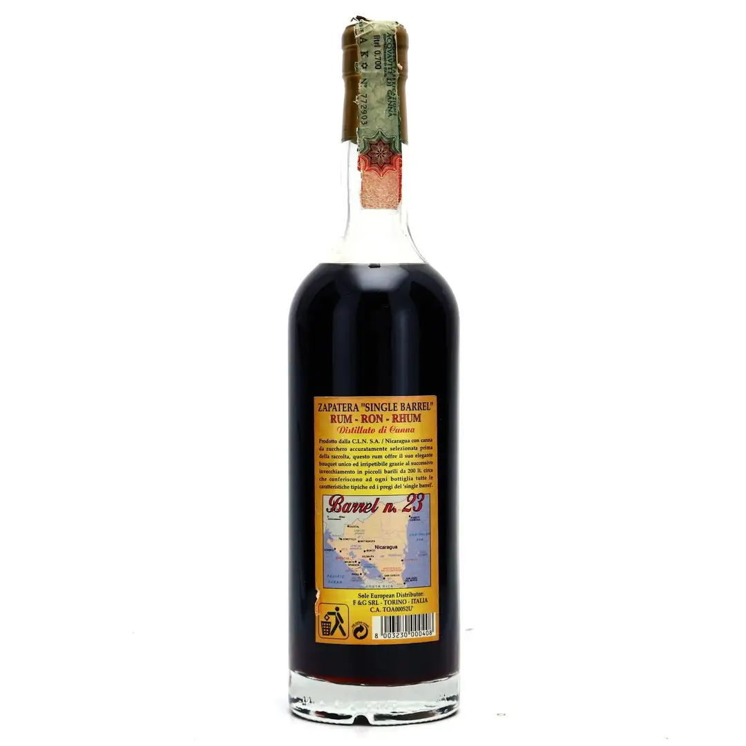 Hochauflösendes Bild von Zapatera Gran Reserva Single Barrel 1988
