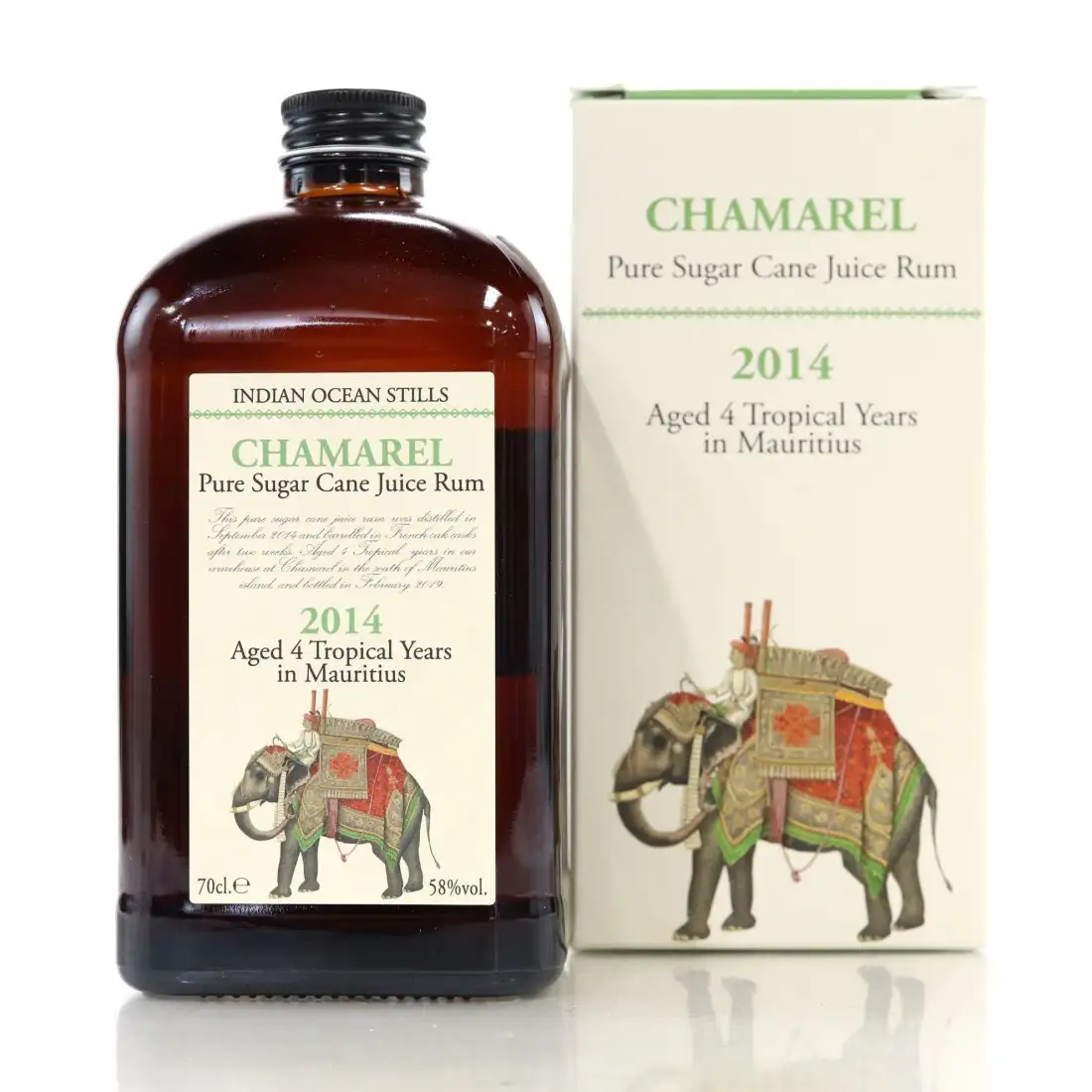 Bottle of Velier Chamarel Indian Ocean Stills 2014