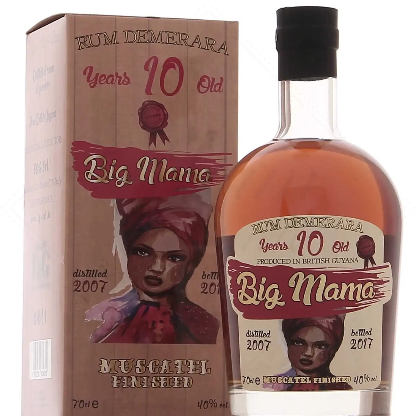 Bottle of Big Mama Rum Demerara Muscatel Finished 2007